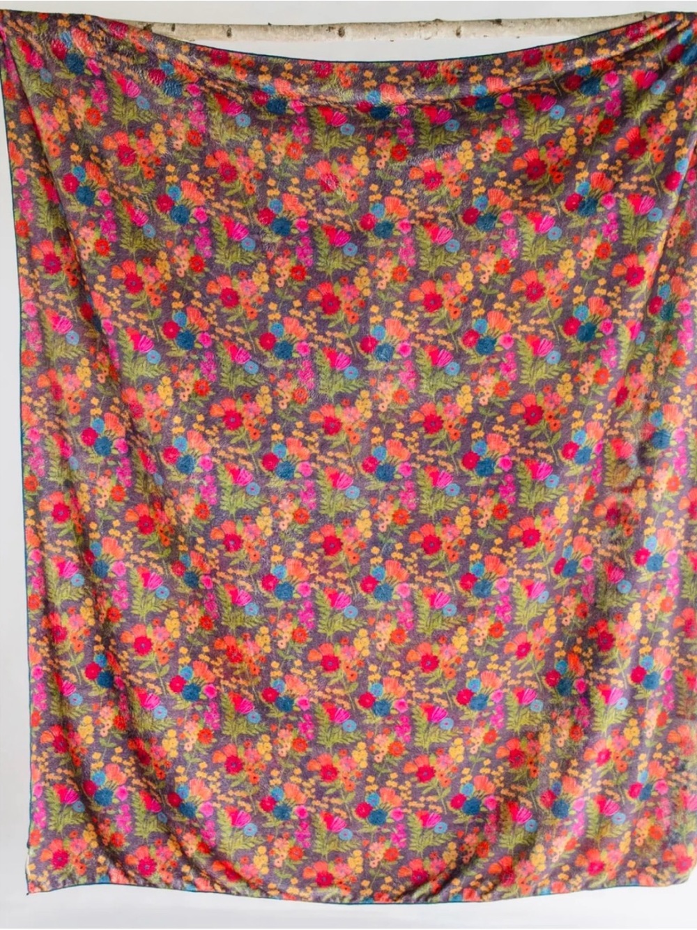 NWT Natural Life XL Cat Chirps Blanket Throw 65in x 75in - Picture 2 of 9
